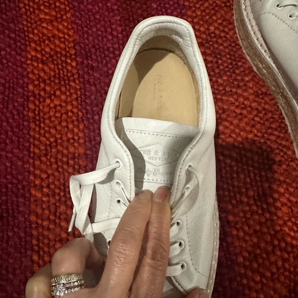 Rag & Bone White Kent Espadrille
Platform Leather Sneakers 37/6 - Picture 4 of 6
